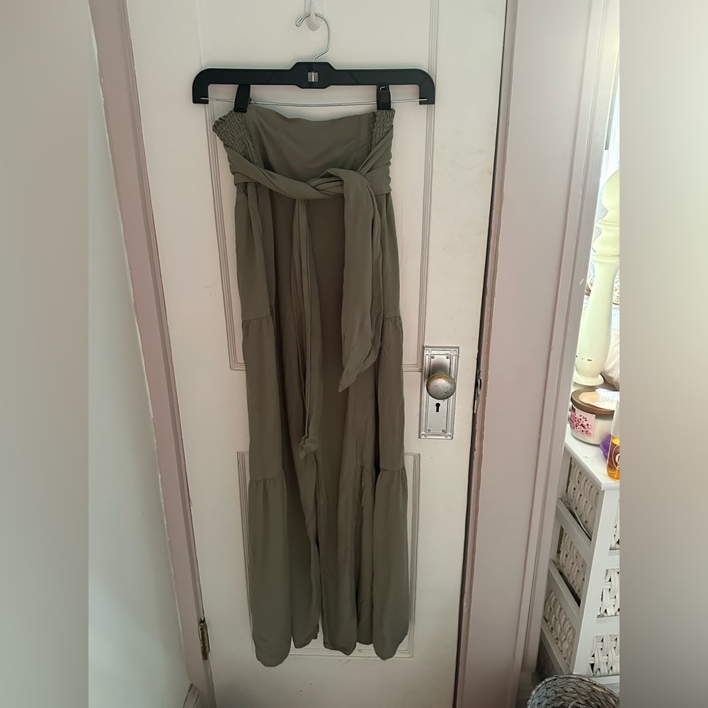 Marley Jules Wide Leg Olive Green Pants
